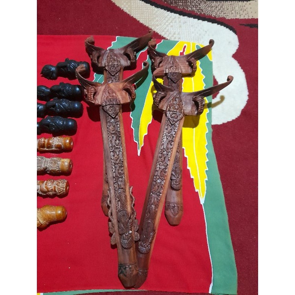 warangka keris antik unik ukir naga | warongko keris | deder keris | hulu keris | gagang keris
