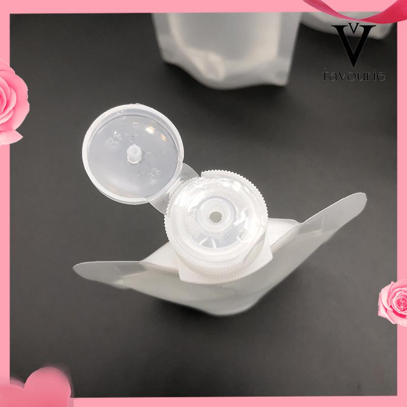[COD]30ml 50ml 100ml Travel Lotion Sub-kemasan Tas Kosmetik Minyak Esensial Tas Nozzle Flip-top-FA