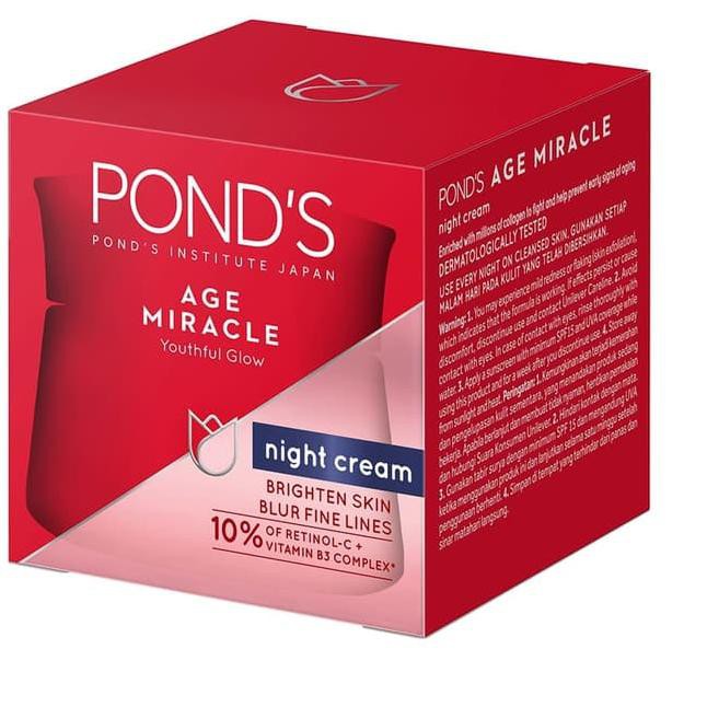 ponds age miracle night cream 10g
