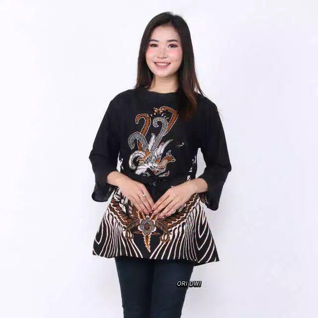 Bswart Batik Hrb026 Kenongo Hem Pendek Padi Pekalongan M L Xl Batik Pria Murah Modern Grosir Batik