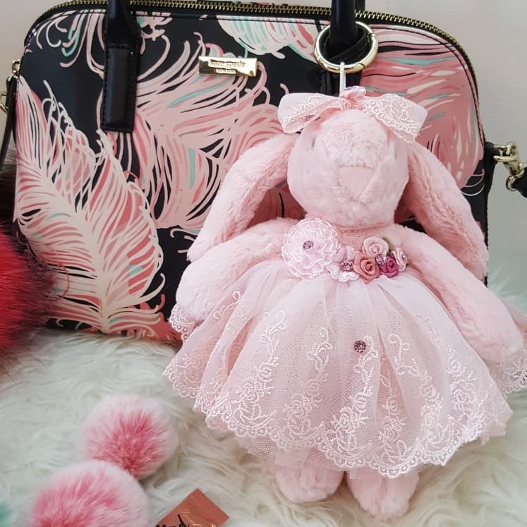 bunny bridesmaid doll bagcharm /boneka / pajangan kamar