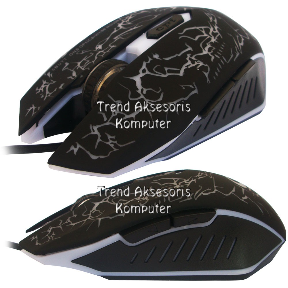 Trend-Mouse Gaming USB Retak / Mouse Gaming Murah / Mouse USB