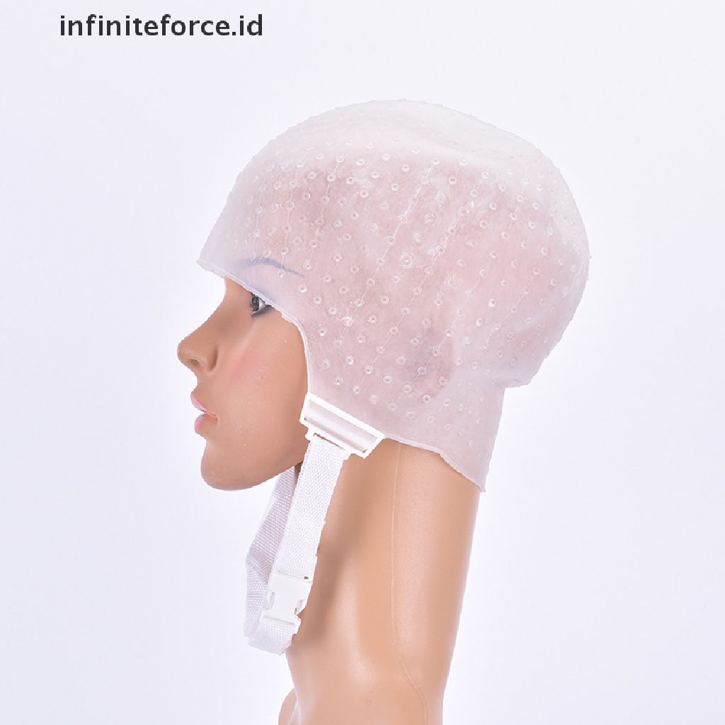 Infiniteforce.id Topi Silikon Dengan Jarum Reusable Untuk Mewarnai Rambut