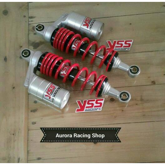 Barang Berkualitas Shock YSS G Series Tabung Atas 280mm Warna Red racing balap motor kencang