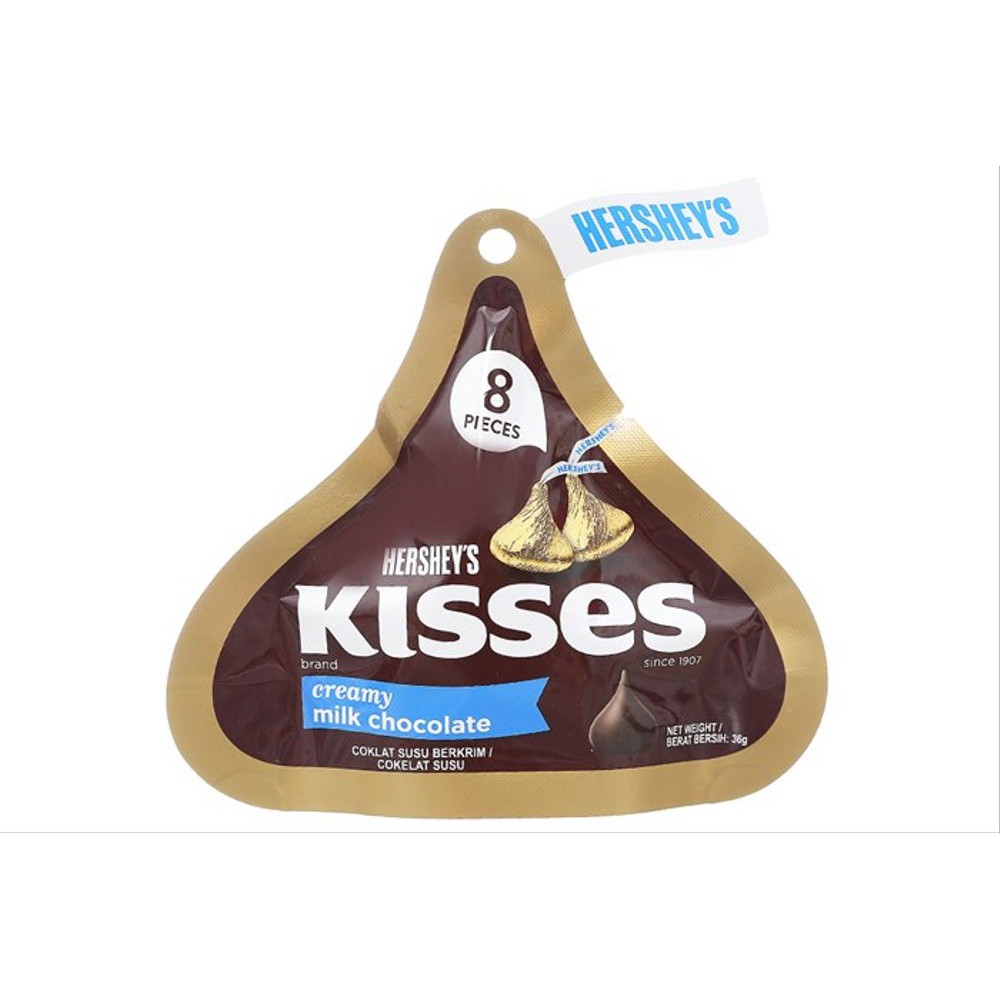 

HERSHEYS KISSES CREAMY MILK 36GR