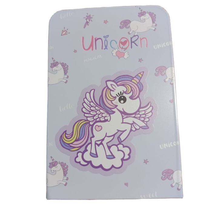 

Gaya Stand Book/Book End/ Pembatas Buku Motif Little Unicorn Besi Dpt 2Pcs Terbatas
