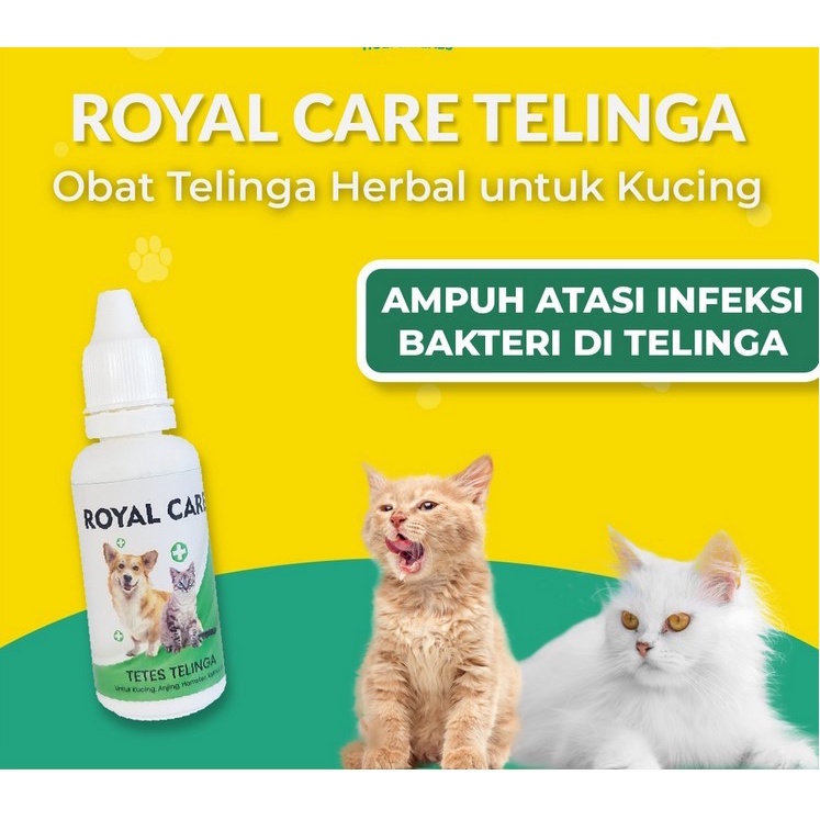 OBAT TETES TELINGA KUCING ANJING ROYAL CARE 30 ML