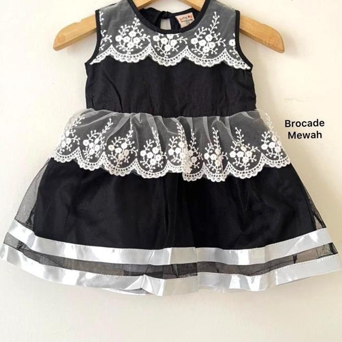 Dress Pesta Kondangan Ulang Tahun Mewah Lucu Bayi Anak Perempuan Cewek Terlaris Kode 5 Babeebabyshop