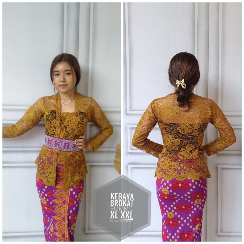 Promo Kebaya Brokat Tangan Panjang