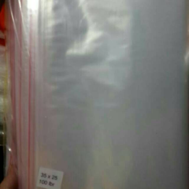 kantong plastik klip ukuran besar 40x25