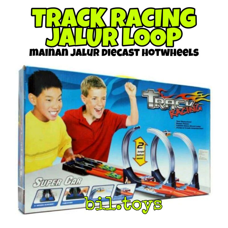 MAINAN ANAK LAKI LAKI TRACK RACING JALUR HALILINTAR LOOP BISA UNTUK LINTASAN HOT WHEELS HW DIECAST