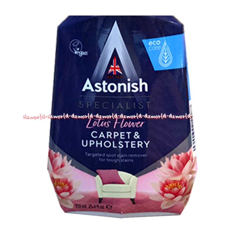 Astonish Carpet &amp; Upholstery Spray 750ml Cairan Pembersih Membersihkan Karpet dan Kain Baju Noda Kotoran Lebih Cepat Astonis Carpets