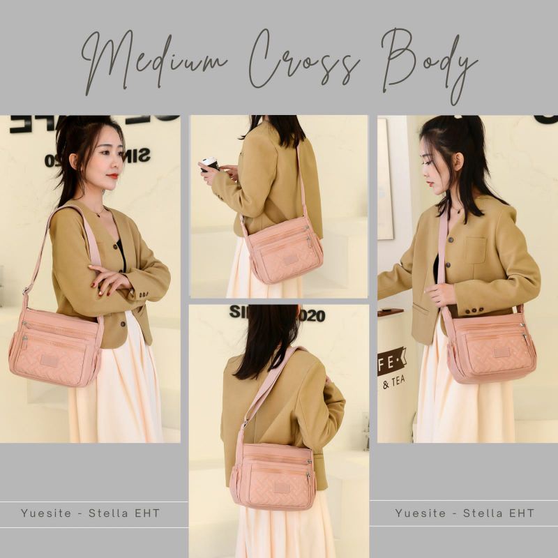 TAS SELEMPANG WANITA MEDIUM YUESITE STELLA ORIGINAL CROSSBODY IMPORT CYUYEBAGS