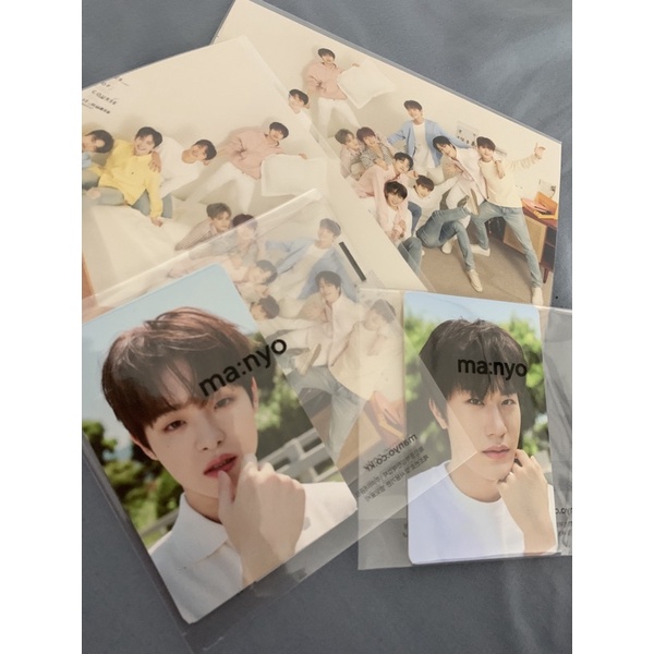 PC photo card manyo treasure Jihoon Yedam + mini poster