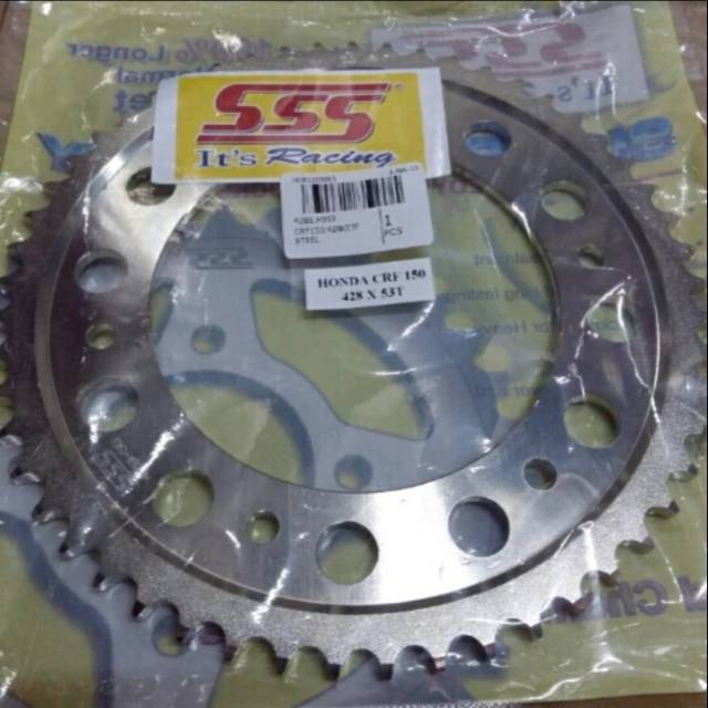 Gir gear belakang CRF ukuran 53 428 sss