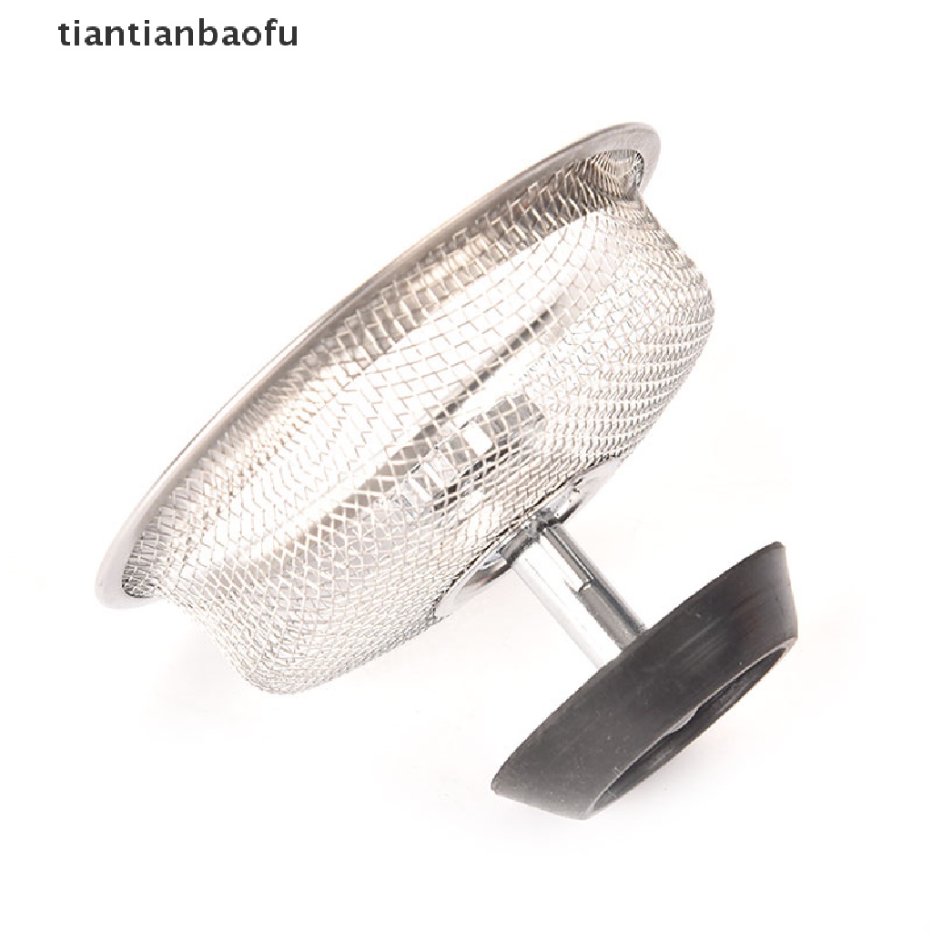 [tiantianbaofu] Stainless Steel Sink Strainer Waste Disposer Outfall Filter Hair Sewer Outfall Boutique