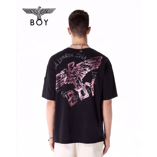 BOY100 KAOS BOY LONDON PRIA WANITA ASIA EROPA WINGS