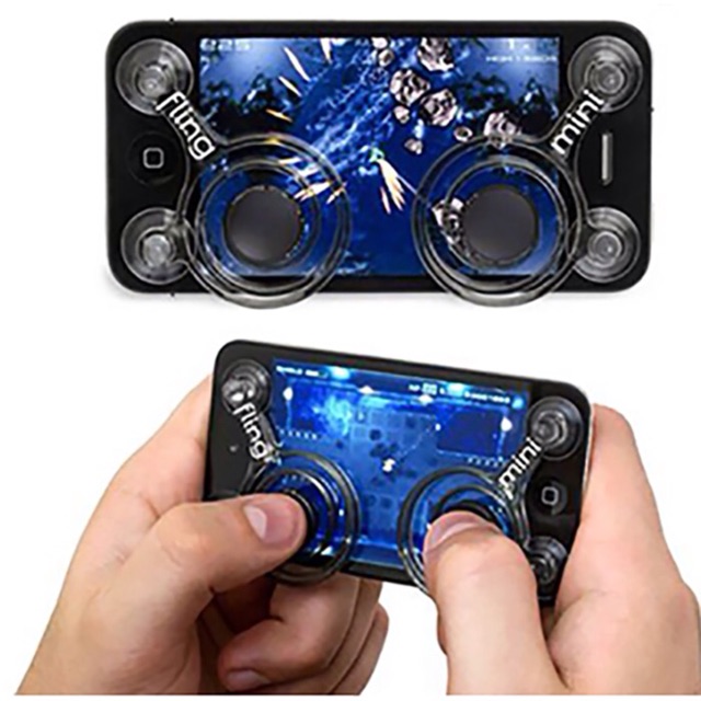 mini fling mobile joystick for playing games on smartphone