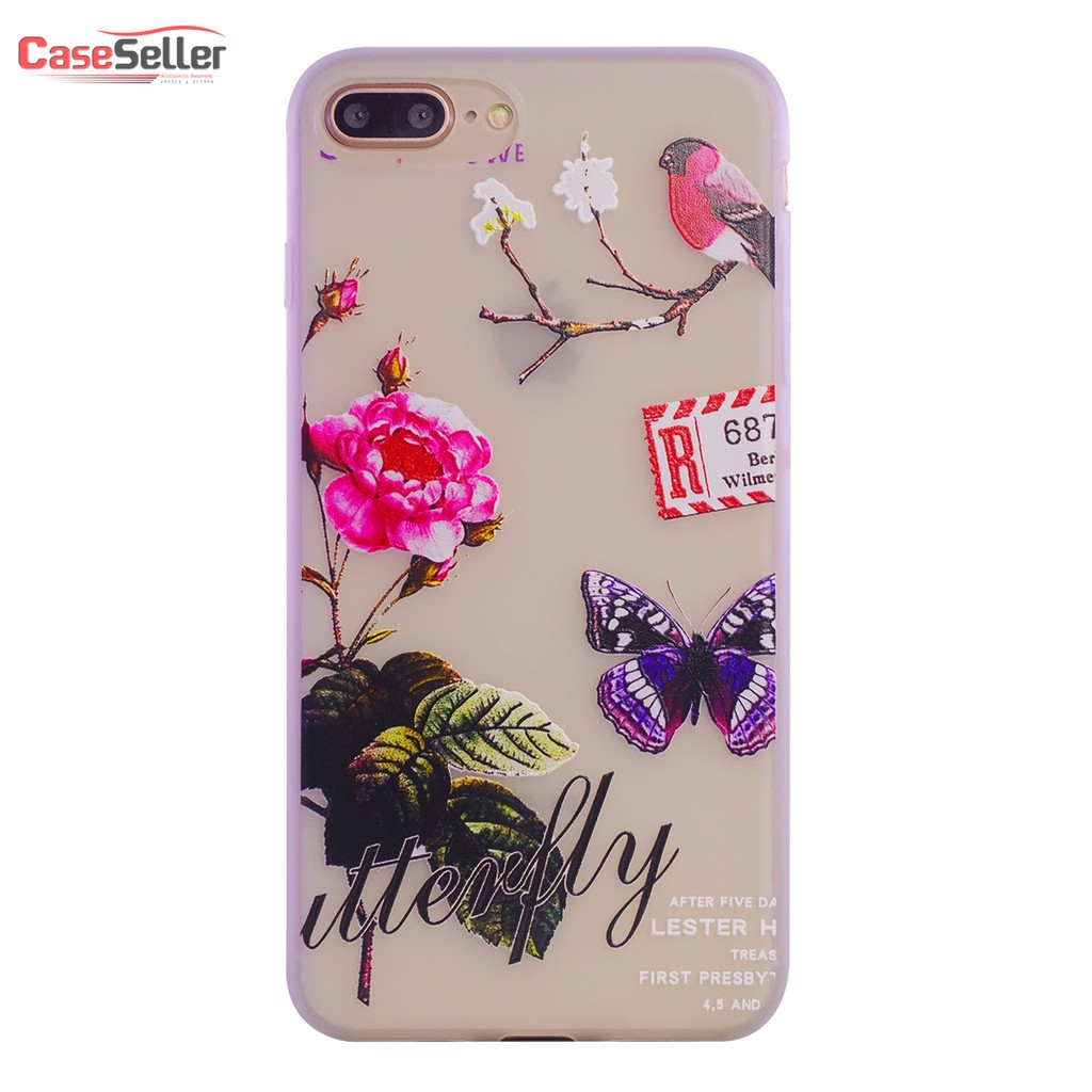 CaseSeller - SoftCase / Softshell / Silicone Motif Bunga Sakura Vivo V7 V9 V11i V15 V15 Pro