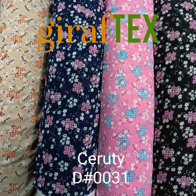 Cerutti Motif - Kain Cerruty Ceruti Cerruti Bunga Kecil