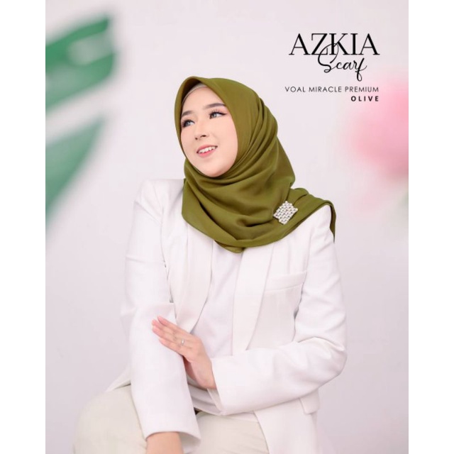 ✅AZKIA SCARF ALFASA HIJAB,HIJAB SEGIEMPAT,VOAL