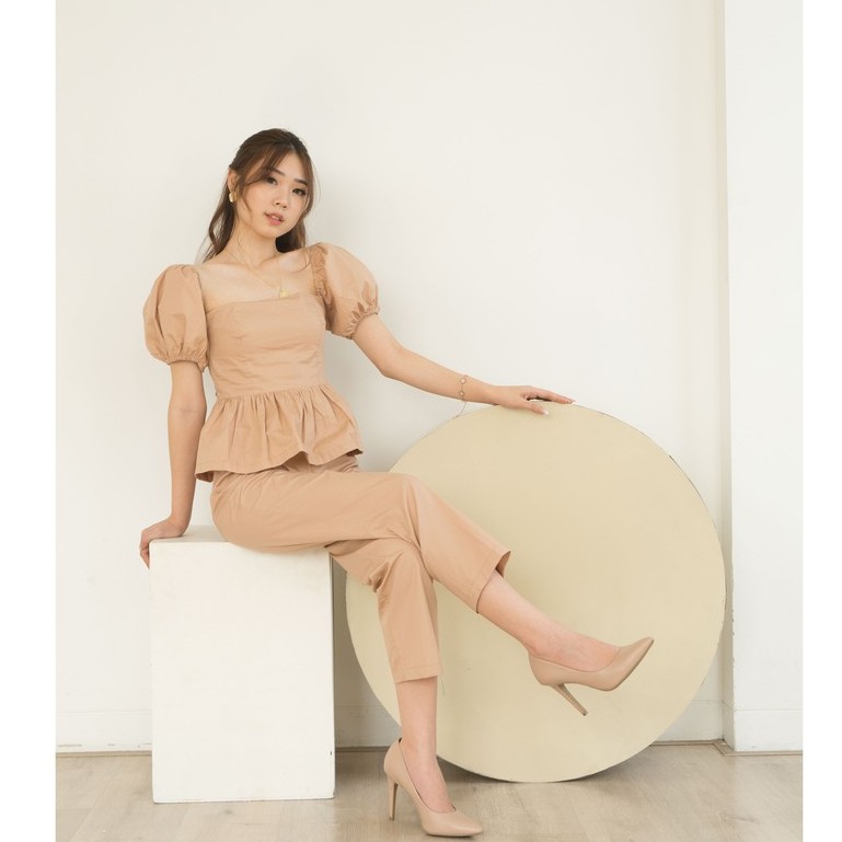 [ Marveile ] Faye Peplum Set-7