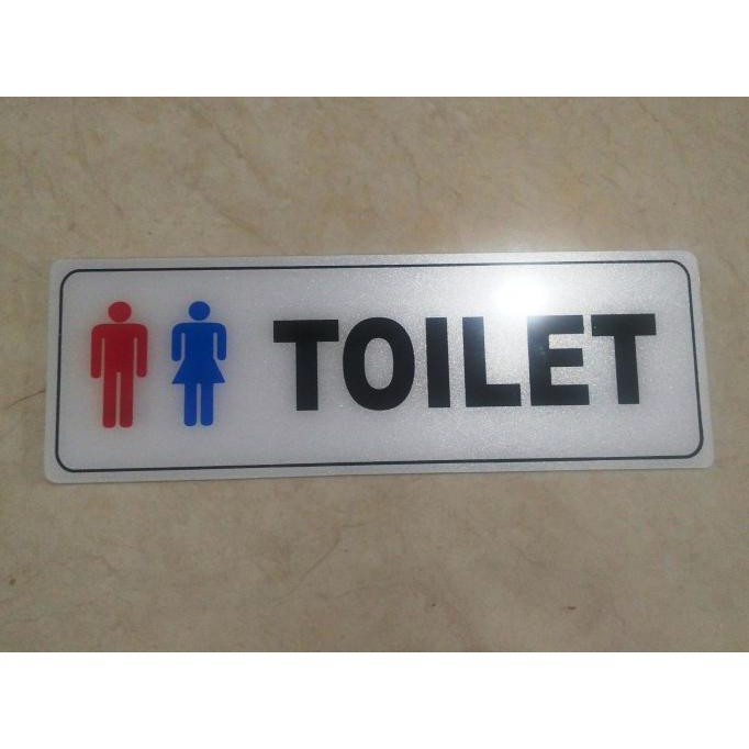 

✨BISA COD✨ Sign Label TOILET PRIA WANITA