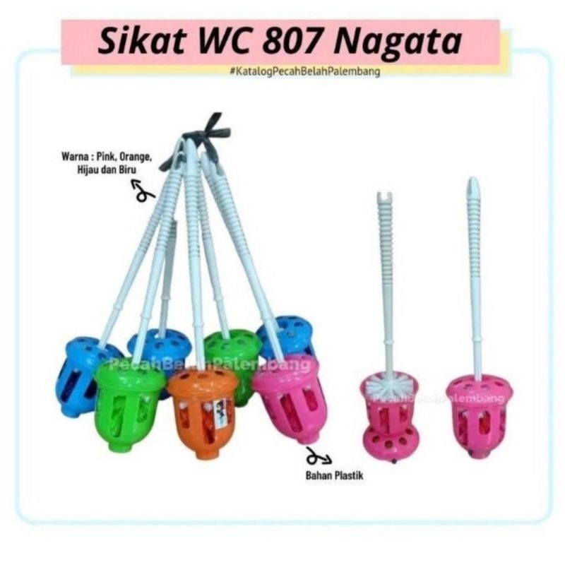 Nagata Sikat WC / Toilet 807 Murah + Wadah Taruh