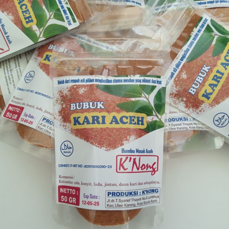 

Bumbu Kari Asli Khas Aceh | Kemasan 50 Gram