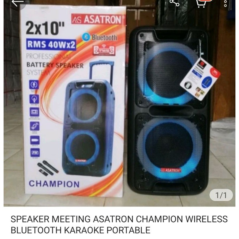 Speaker Asatron Champion 10inch x 2