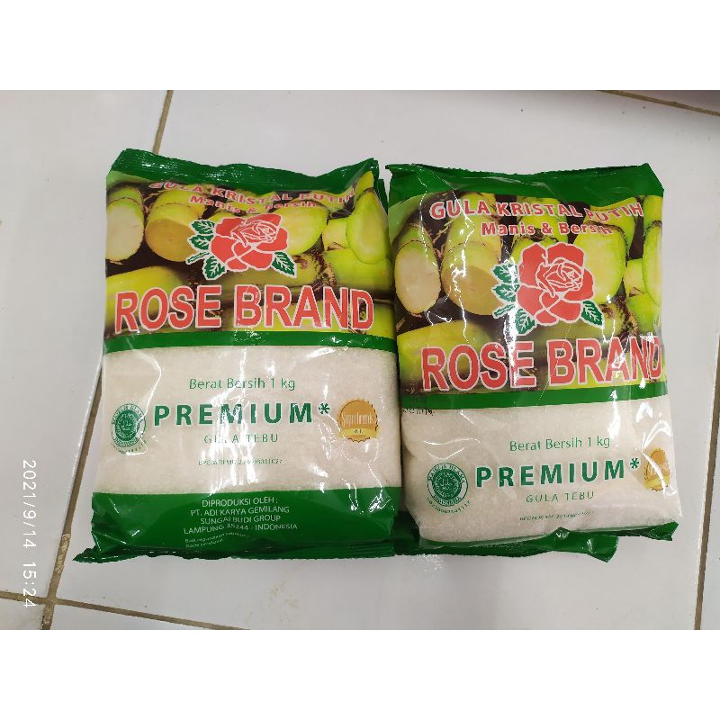 

ROSE BRAND Gula Pasir Kristal Putih Premium 1000 g