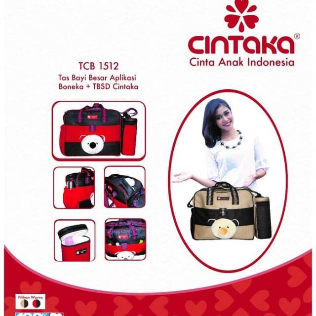 Megasari,tas bayi aplikasi boneka