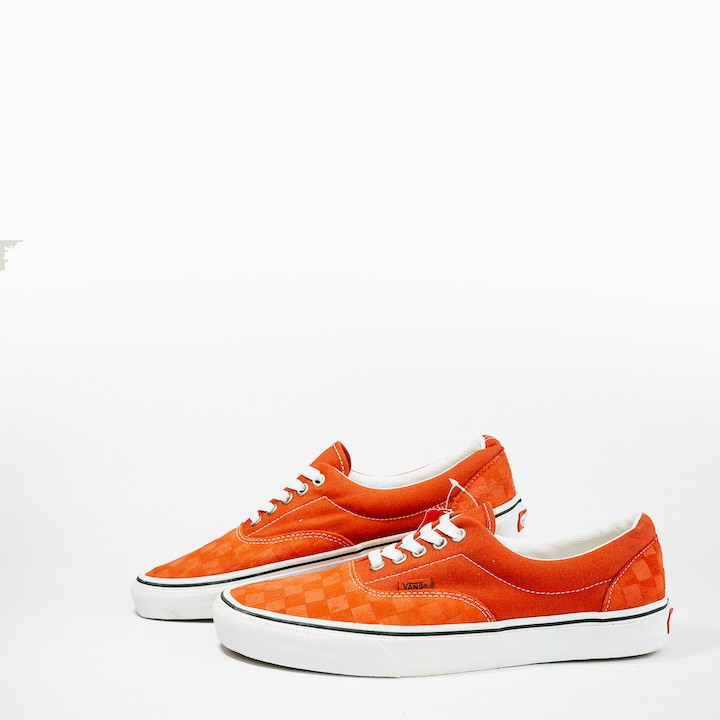 Vans Era Deboss Checkerboard Red