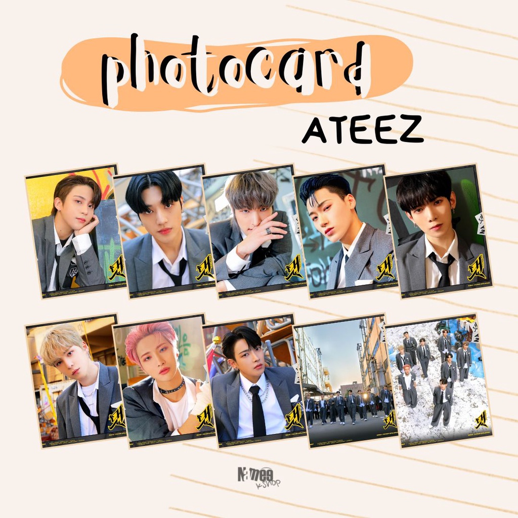ATEEZ Photocard Set The Real