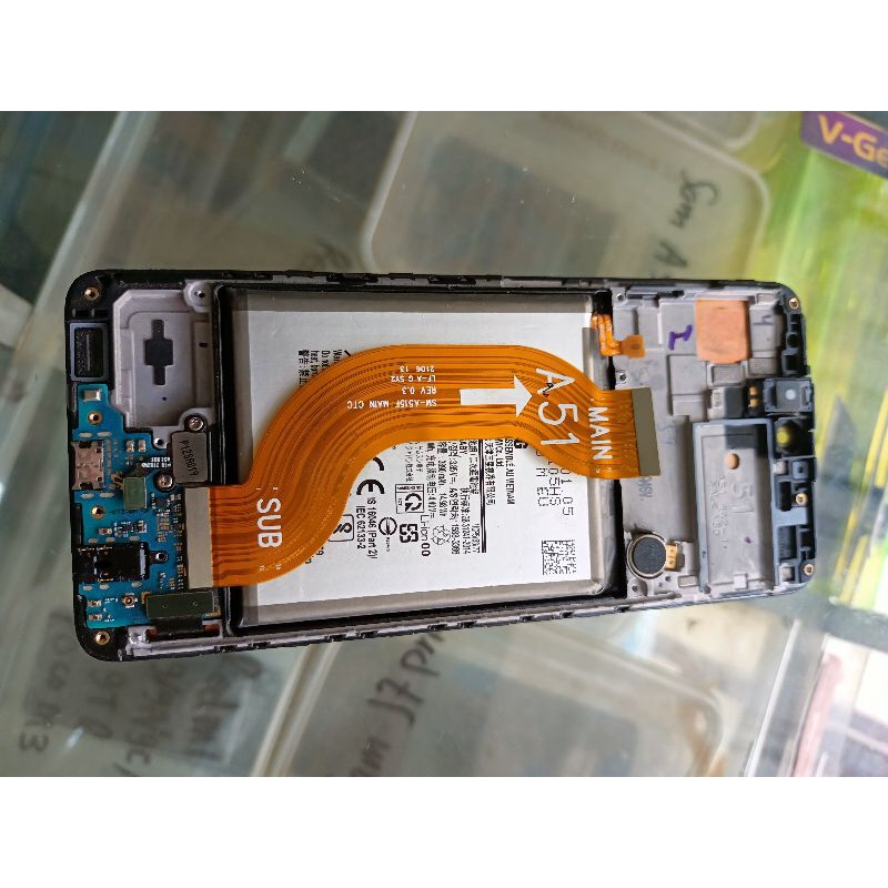 lcd Samsung a51 cabutan