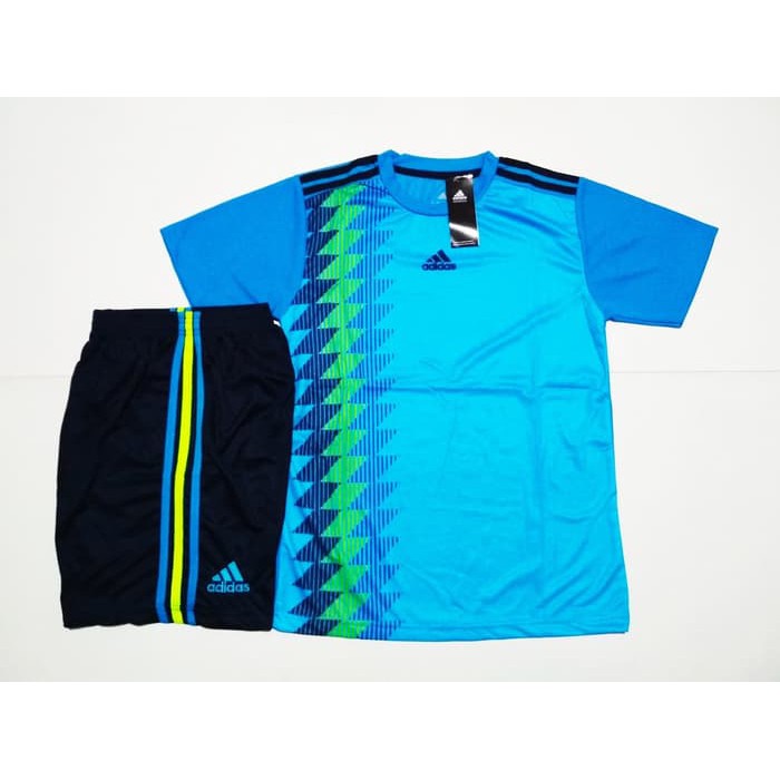 Olahraga Setelan Jersey Bola / Futsal (Cocok Untuk Kaos Tim) AD35 BLUE BLACK