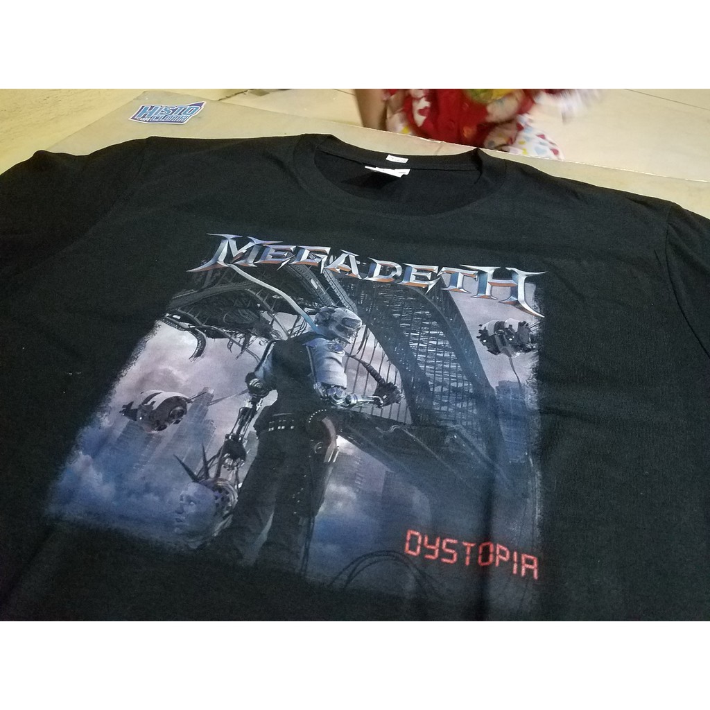 Kaos Band Metal Megadeth Dystopia - MEGA13