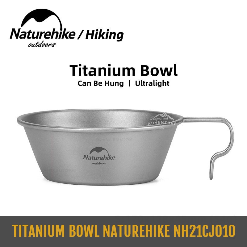 TITANIUM BOWL NATUREHIKE NH21CJ010 MANGKOK TITANIUM