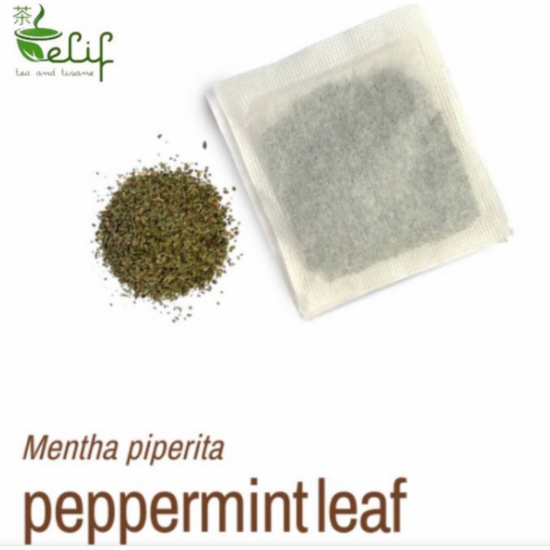 

AKEH ELIF TEA AND TISANE Peppermint Tea Teh Daun Mint Batuk Pilek Sakit Tenggorokan 30 Tea Bag