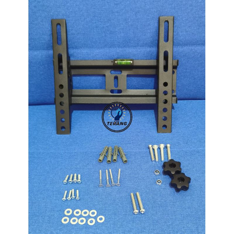 Bracket TV LED LCD 14 - 37 Inch Waterpas 15 17 19 21 22 24 27 29 32 35 37 in-2