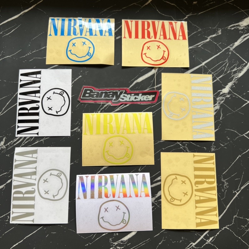 STICKER STIKER BAND NIRVANA CUTTING