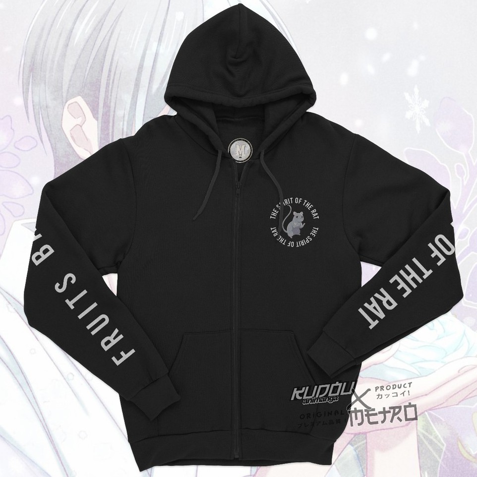 Jaket Sohma Yuki V2 Anime Manga Fruits Basket Premium Cotton Fleece