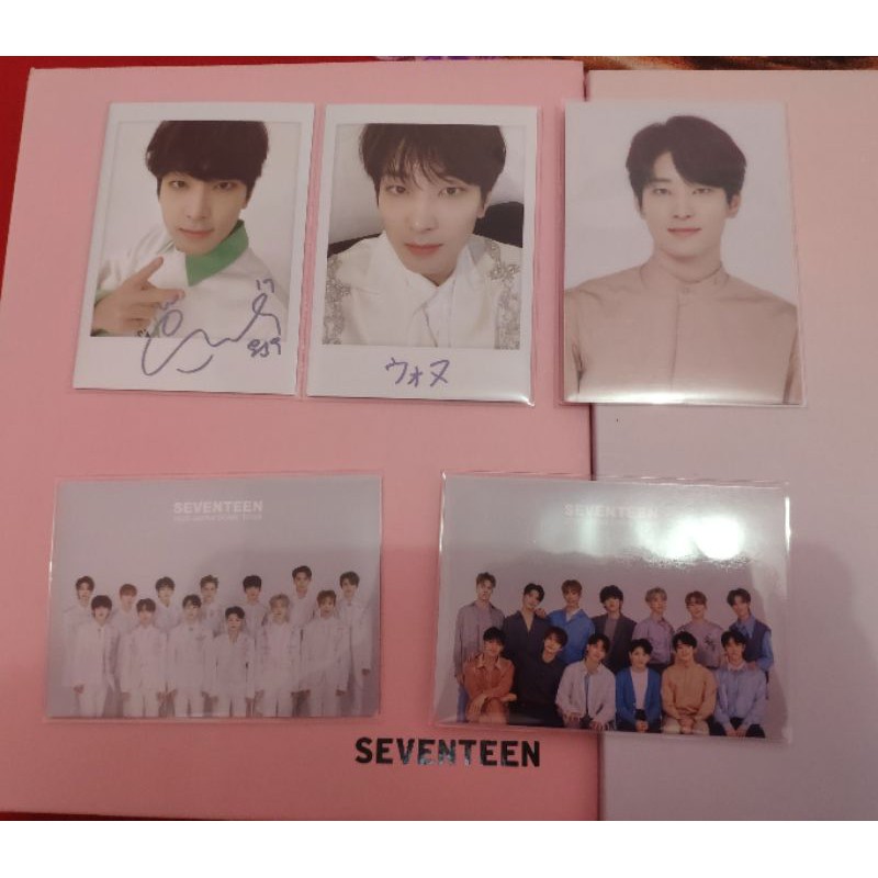 TC DOME TOUR SEVENTEEN WONWOO HOSHI MEANIE READY STOCK HOLO RARE LENTI