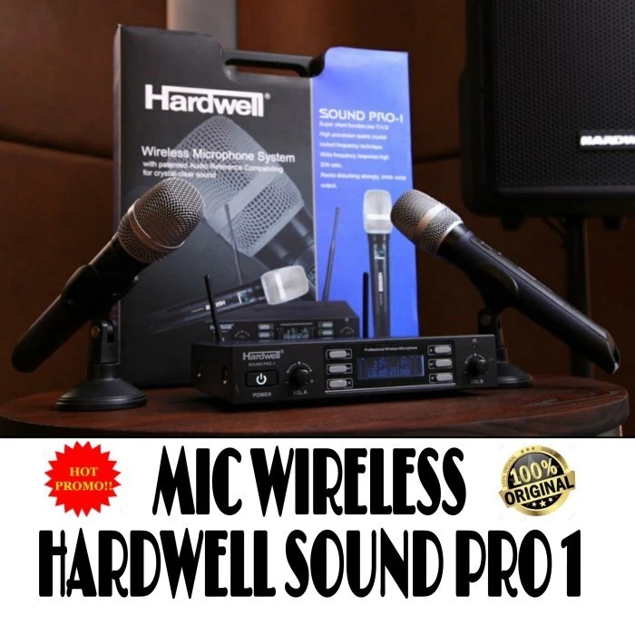 Mic Wireless HARDWELL SOUND PRO 1 Mic Wireless Hardwell Berkualitas
