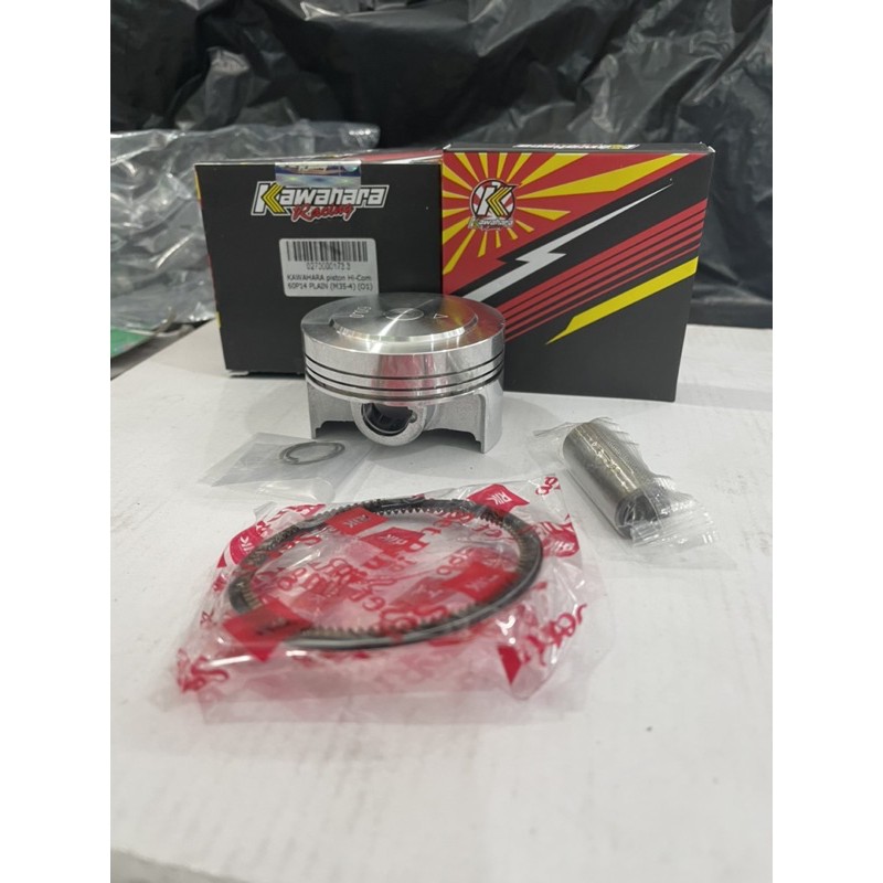 piston kit kawahara racing mentahan 60mm pin 14 aerox n max klx mx vixion crf vario 150