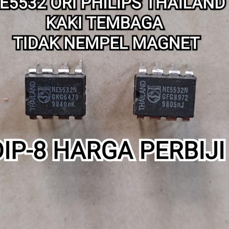 Special Price IC NE5532 ORIGINAL PHILIPS ORI PHILIPS THAILAND KAKI TEMBAGA DIP-8