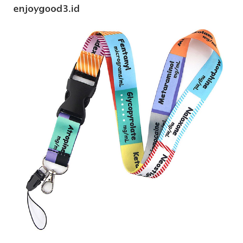 (Rready Stock) Tali Lanyard Gantungan Kunci Seri ICU Untuk Dokter / Teman