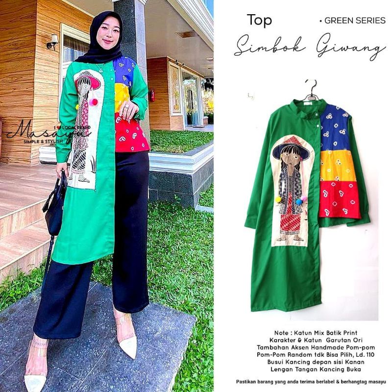 ATASAN BATIK SIMBOK GIWANG ORI BY MASAYU