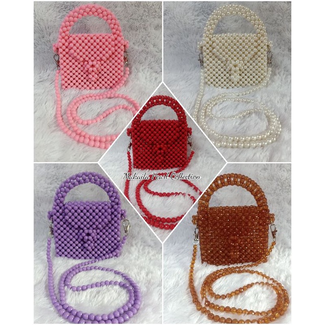 Mini Pearl Bag/ Tas Manik-Manik/ Tas Mutiara Selempang
