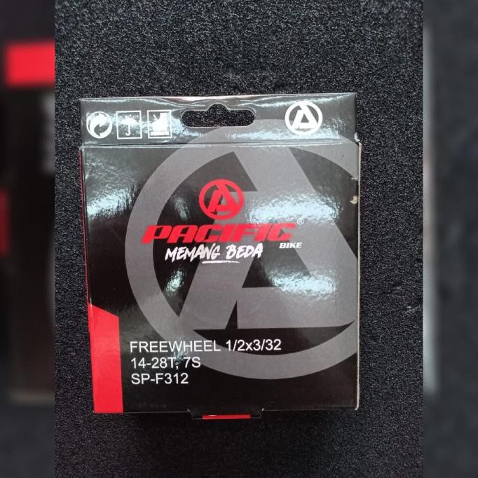 Jual Freewheel Sprocket 7 Speed Pacific Model Ulir 14-28T Jual